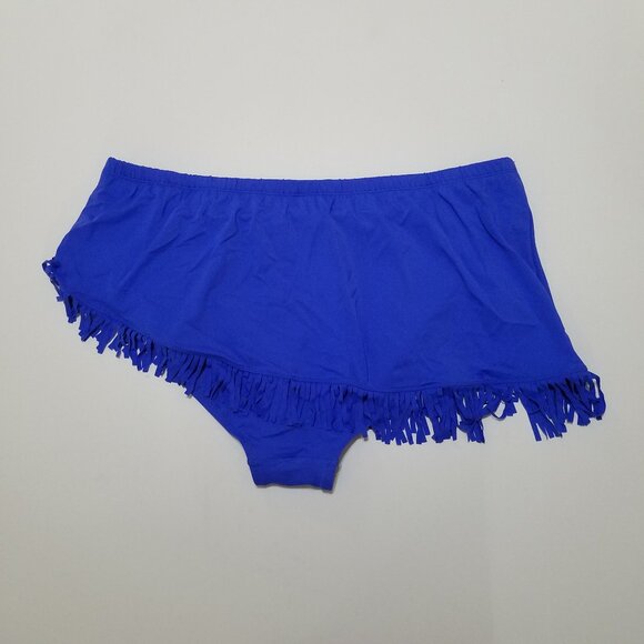 NWT Swimsuits For All Swim Set Fringe Blue Size 22 - Picture 15 of 16